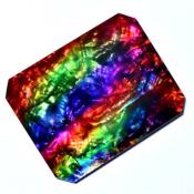 Ammolite 187.35 CTS Opale Cabochon Taille Monstre !
