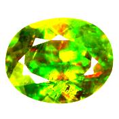 Sphène 3.04 CTS VVS Brillance Diamant Vert Birman Or Moiré 