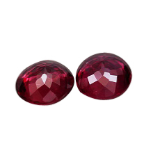 Rhodolite 3.00 CTS IF ! Paire