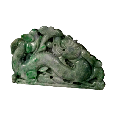 Jade Jadéite 3125.30 CTS Sculpture Dragon