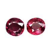 Rhodolite 3.00 CTS IF ! Paire