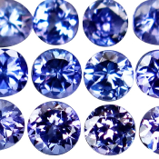 Tanzanite 2.65 CTS IF 12 Pièces