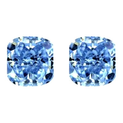 Moissanite 2.44 CTS IF Paire 