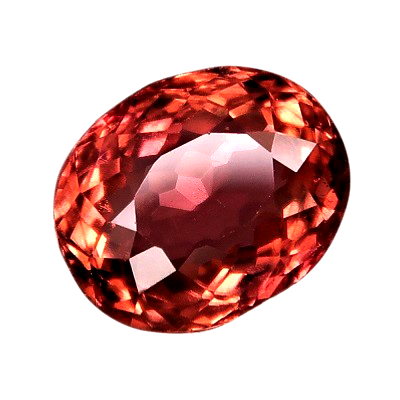 Rubellite 3.50 CTS IF Padparadscha 